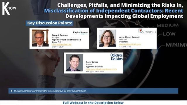 Misclassification Independent Contractors CLE: Developments смотреть онлайн