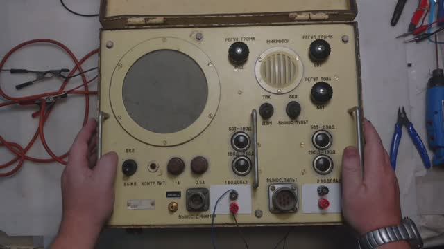 Аппаратура из СССР. НВТС-М - немагнитная водолазная телефонная станция. Обзор снаружи и внутри. смотреть онлайн