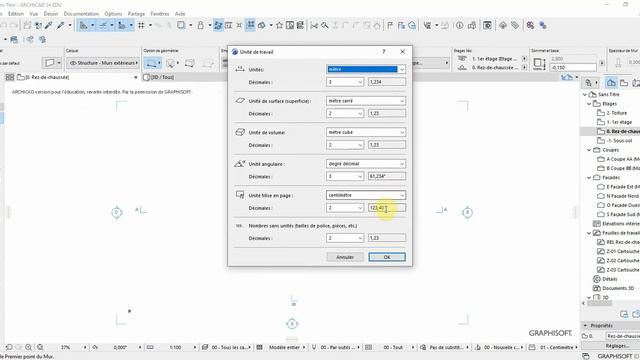 Archicad 24 : Réglage des unités смотреть онлайн