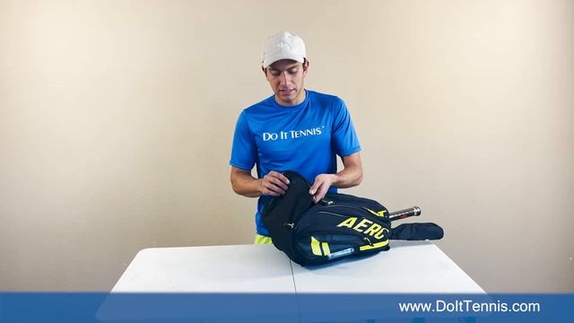 Babolat Pure Aero Tennis Backpack (Black/Yellow) смотреть онлайн