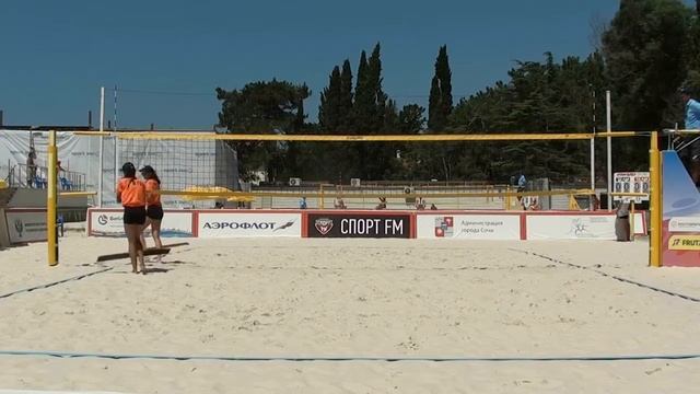 32 Beach volleyball Russia championship 2016 Sochi Abalakina Dabizha and Filina Romashova смотреть онлайн