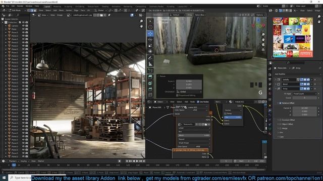 light and texturing study in blender смотреть онлайн