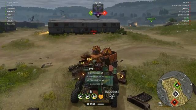 Crossout #513 ► RUPTURE RAPTOR - Heavy Quad Shotgun Build and Gameplay смотреть онлайн