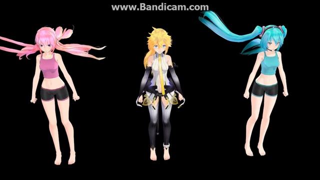 {MMD} ... МИКУ ЛУКА РИН смотреть онлайн