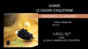 Majestic Barrière Cannes - Soirée Caviar d'Aquitaine - 23/01/15