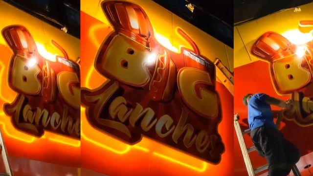 Fachada especial em PVC e Neon em led! смотреть онлайн