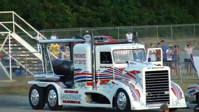 New Cars 2015 Shockwave Jet Truck at Thunder Jam (650km/h) смотреть онлайн