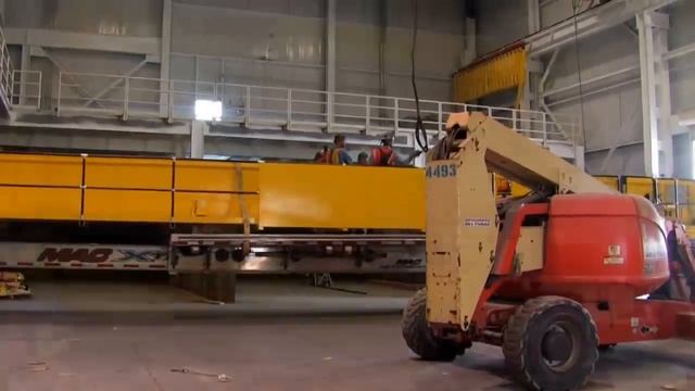 40 ton Overhead Crane Fast motion Installation & Test смотреть онлайн