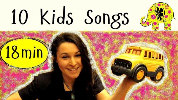 Wheels On The Bus | 10 Nursery Rhymes | 10 Детских песен на английском