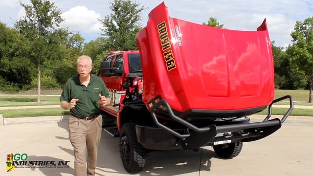 Grille Guard tilts forward for easy hood access - Go Industries смотреть онлайн