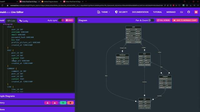 How to Create Database Diagram using ChatGPT, Mermaid JS, and Draw.io смотреть онлайн