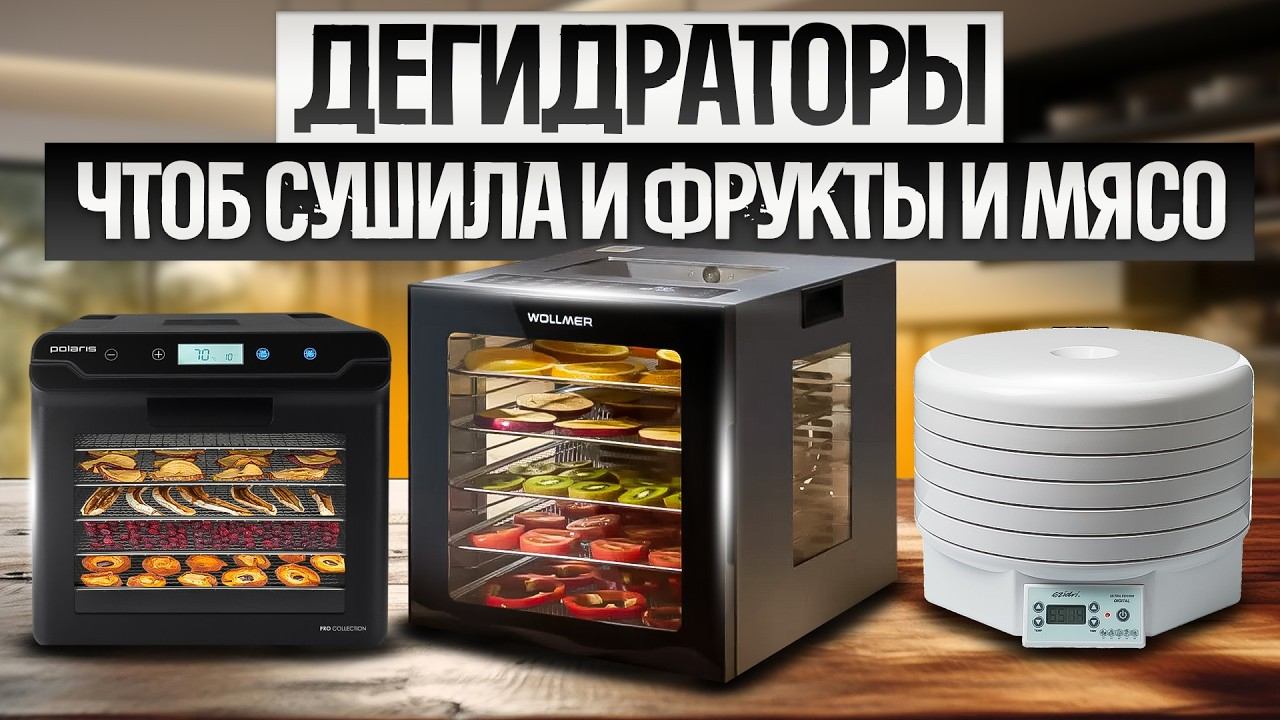 ТОП—5: Лучшие ДЕГИДРАТОРЫ 2024 года || Рейтинг лучших сушилок для овощей, фруктов, мяса и рыбы смотреть онлайн