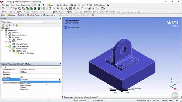 Introduction to ANSYS | Meshing | Ep 3.3 смотреть онлайн