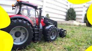 У трактора Bruder отпало колесо Веселый Кирилл починил трактор | Toys 2 Boys