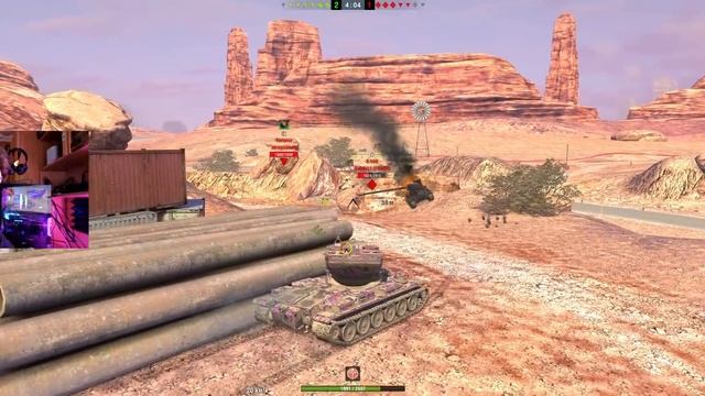УНИКАЛЬНЫЙ БОЙ НА M-VI-Yoh ● РЕАЛИЗАЦИЯ ОТ ЦЕНТРА НА 8500 УРОНА ЭТО СКИЛ ● WoT Blitz смотреть онлайн