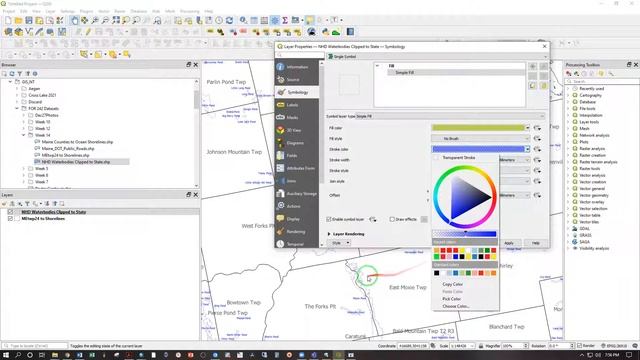 FOR 242 Large maps for landscape navigation in Avenza Maps using QGIS 3.16 смотреть онлайн