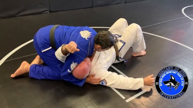 Paper Cut Choke From Side Control