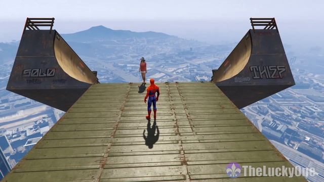 GTA 5 SPIDERMAN PARKOUR FAILS ep.9 | Funny Moments Euphoria Physics Ragdolls смотреть онлайн