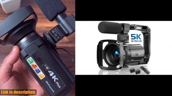 Buy Video Camera 2024 | 5K Video Camera Camcorder, 48MP UHD Wifi IR Night Vision Vlogging Camera fo