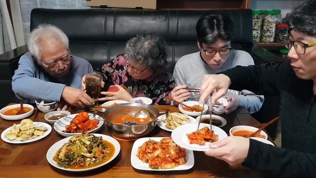 도둑이야~ 밥도둑~ 애호박참치 고추장찌개 먹방, 무청 된장지짐이, 게맛살볶음, 마전, 시골먹방 MUKBANG KOREAN FOOD COOKING ASMR | EATING SHOW