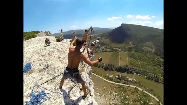 Качи-Кальон, Прыжки с веревкой с командой Skyline смотреть онлайн