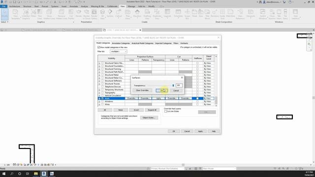 Revit Tutorial - Showing loadbearing shade hatch under for structural drafting of concrete slabs. смотреть онлайн