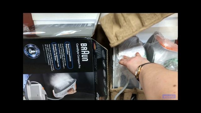 Braun Compact Steam Station CareStyle Compact PRO. Auspackung Braun Dampfbügelstation