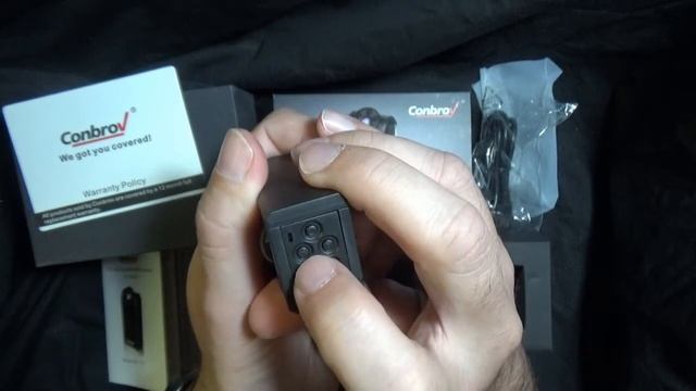 Conbro Mini Spy Camera 720P Night Vision Motion Activated