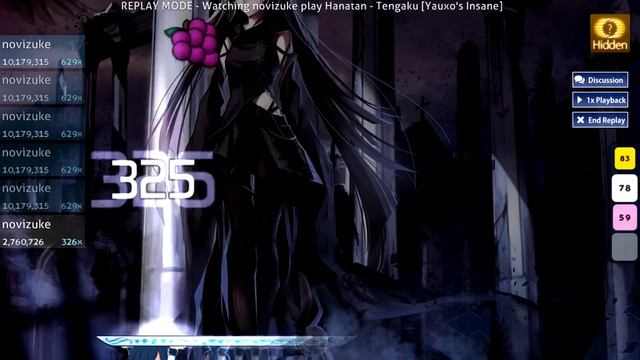 [osu!] Hanatan - Tengaku [CTB] [Yauxo's Insane] [HIDDEN] (novizuke) смотреть онлайн