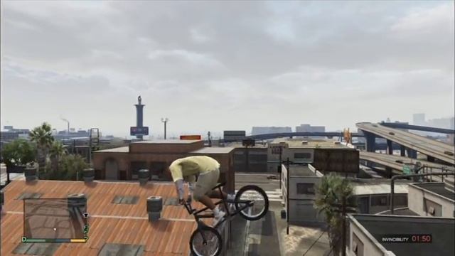 Gta 5 BMX fun (cheat code) смотреть онлайн