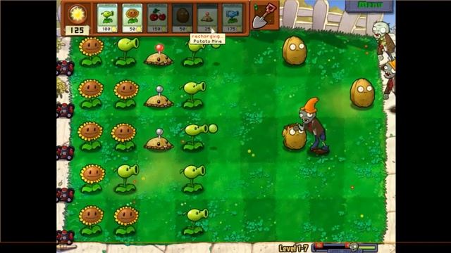 Plants vs Zombies (Растения против зомби). Часть 1. Начало смотреть онлайн