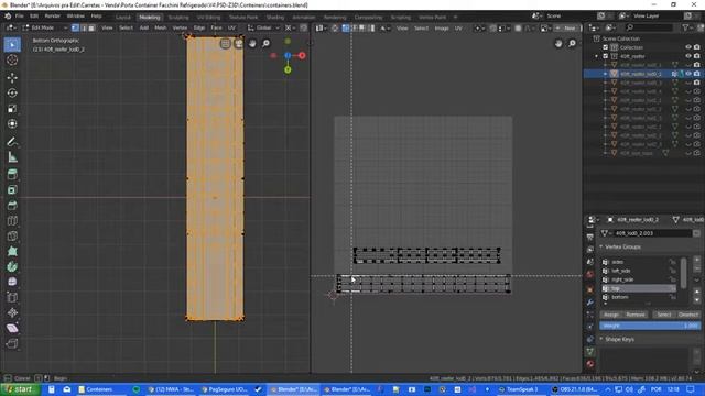 | BLENDER 2.8| Using Vertex Groups for skinning template | SCS Software Games смотреть онлайн