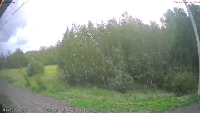 Железная дорога Называевская - Любинская - Омск-Пасс. (Транссиб, вид из окна поезда, южн. ст) (ЗСЖД