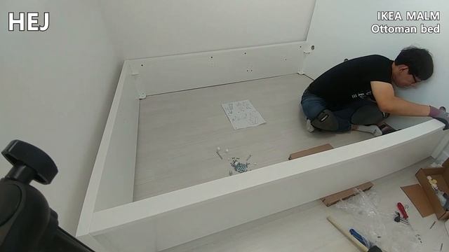 HOW TO Assembly IKEA 이케아 말름 오토만침대 혼자조립하기