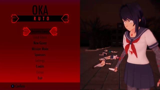 The official OKA RUTO SIMULATOR [Yandere Simulator]face reveal