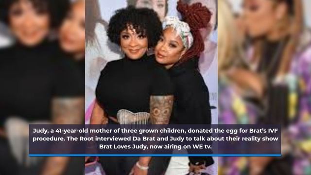 Da Brat & Judy Explain Why They Chose a White Sperm Donor: The Answer is Not What You Think. смотреть онлайн