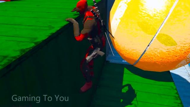 Amazing Spiderman Quad Bikes PARKOUR Challenge & Superheroes Fails - GTA 5 Mods смотреть онлайн