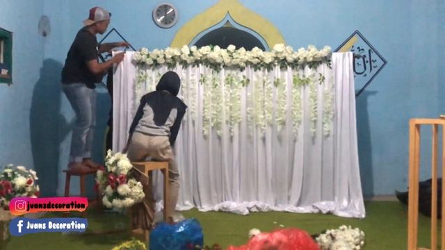 Tutorial Dekorasi Akad Nikah