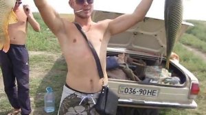 Рыбалка на карпа мелитополь июль 2012 ч.1