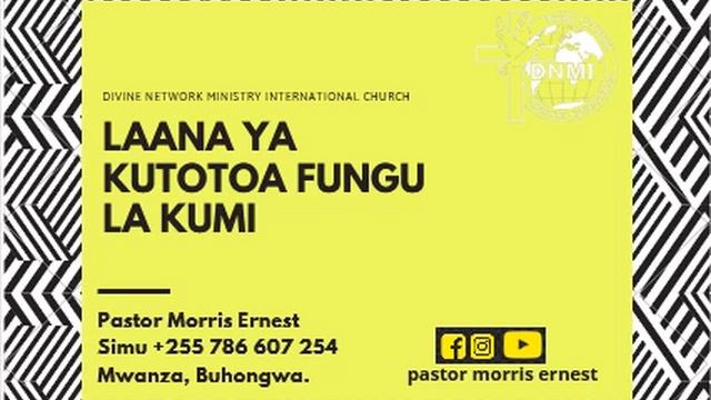LAANA YA KUTOTOA FUNGU LA KUMI смотреть онлайн