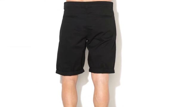 Мъжки черни бермуди чино