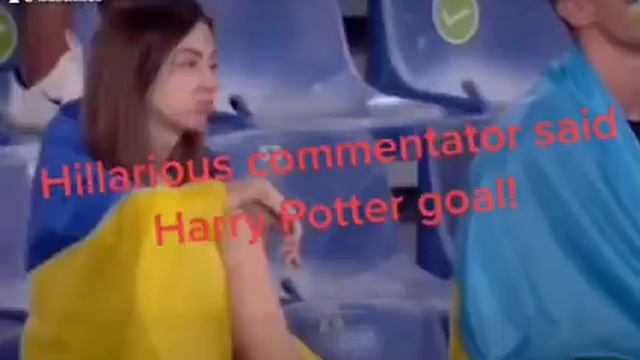 Hillarious commentator said Harry Potter goal! Euro 2020 2021 Ukraine vs England смотреть онлайн