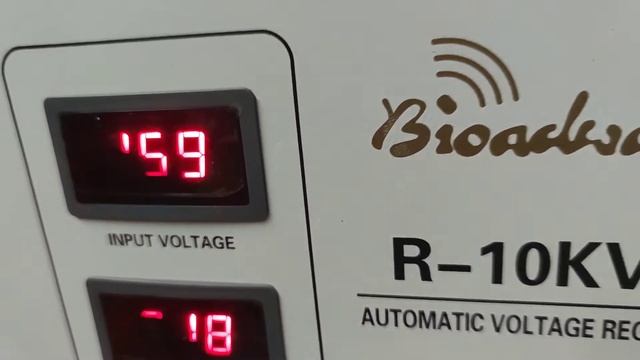 R 10kva AVR Broadway In Action... Solusyon Para Sa Mga Area Na Low Voltage..