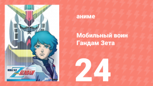 Мобильный воин Гандам Зета 24 серия (аниме-сериал, 1985)