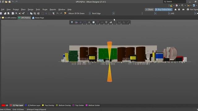 Altium Designer 3D visualizer (UPS) смотреть онлайн
