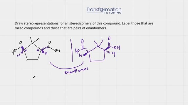 How To Draw All Stereoisomers Of A Molecule And Label Meso Compounds (with Example) ORGO Made Fun