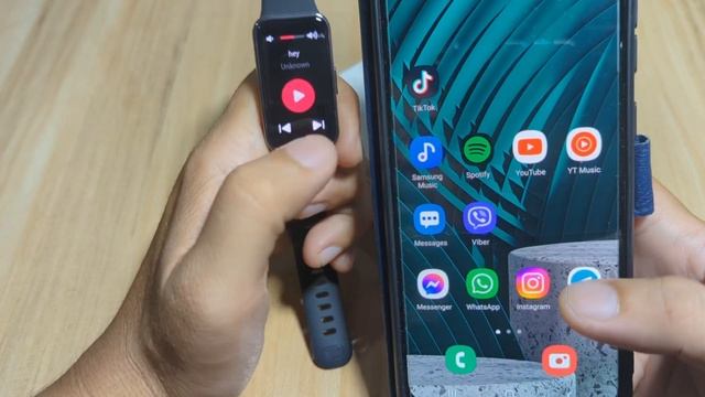 HUAWEI Band 9 - Bluetooth Music Control Function Demo смотреть онлайн