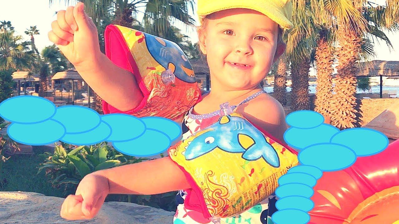 Song For Kids Baby Shark With Mishel. Kids Songs With Real Baby Girl