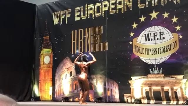 Stefania Spezzani routine Europei WFF 2018 Germania смотреть онлайн