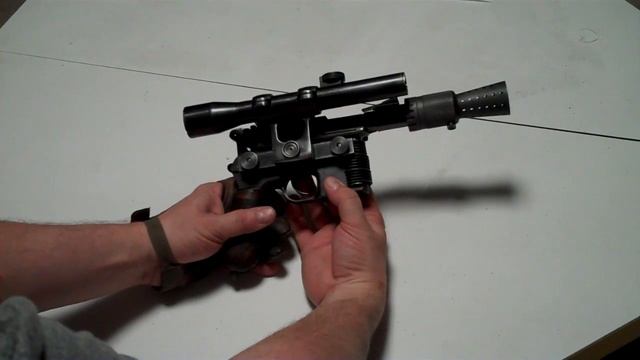 DL-44 Unboxing and Live Fire of plasma bolts, real Han Solo Blaster, ANH Star Wars, C96 Mauser смотреть онлайн